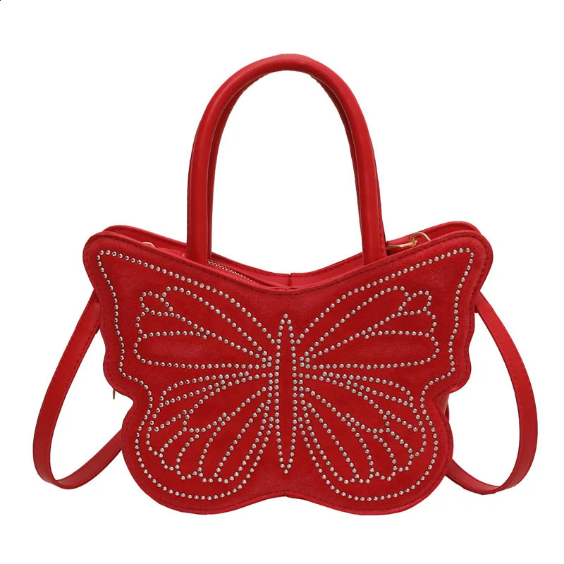 Butterfly Shape Womens Handbags High Quality Pu Leather er Tote Bags For Women s Clutch Purse 240822