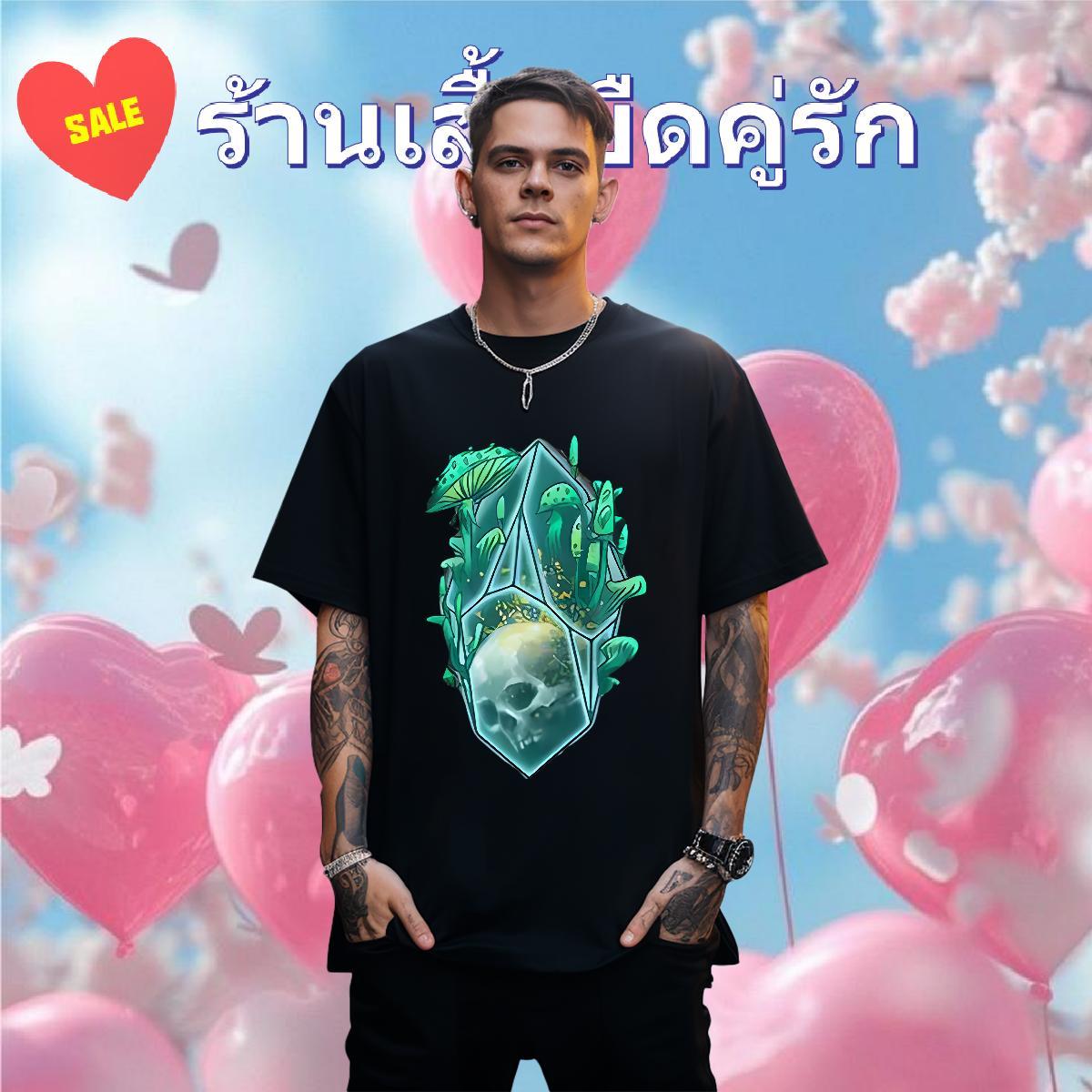 High Quality T Shirts Men 100% Cotton 230g skull Street wear Hip Hop Black White Breathable Tshirt for Man Woman New Polos