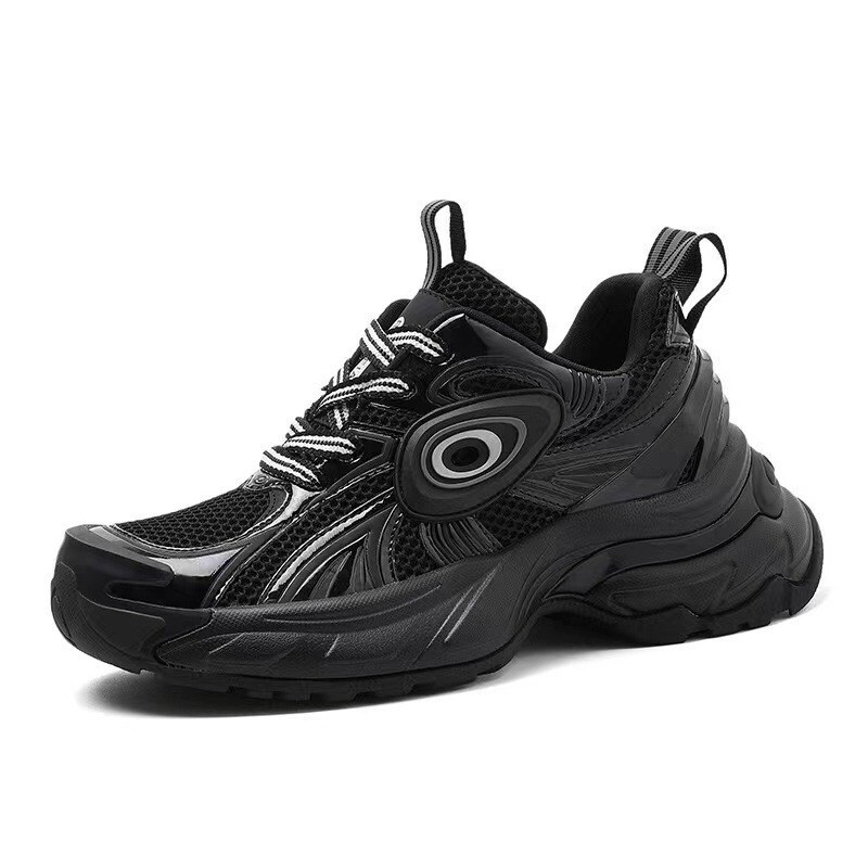 Ddmysports Carefully Selected Cowhide Version Thick Soled Dad For Women New Luminous Casual Sports With Mesh Breathable Running Shoes OUTDOOR