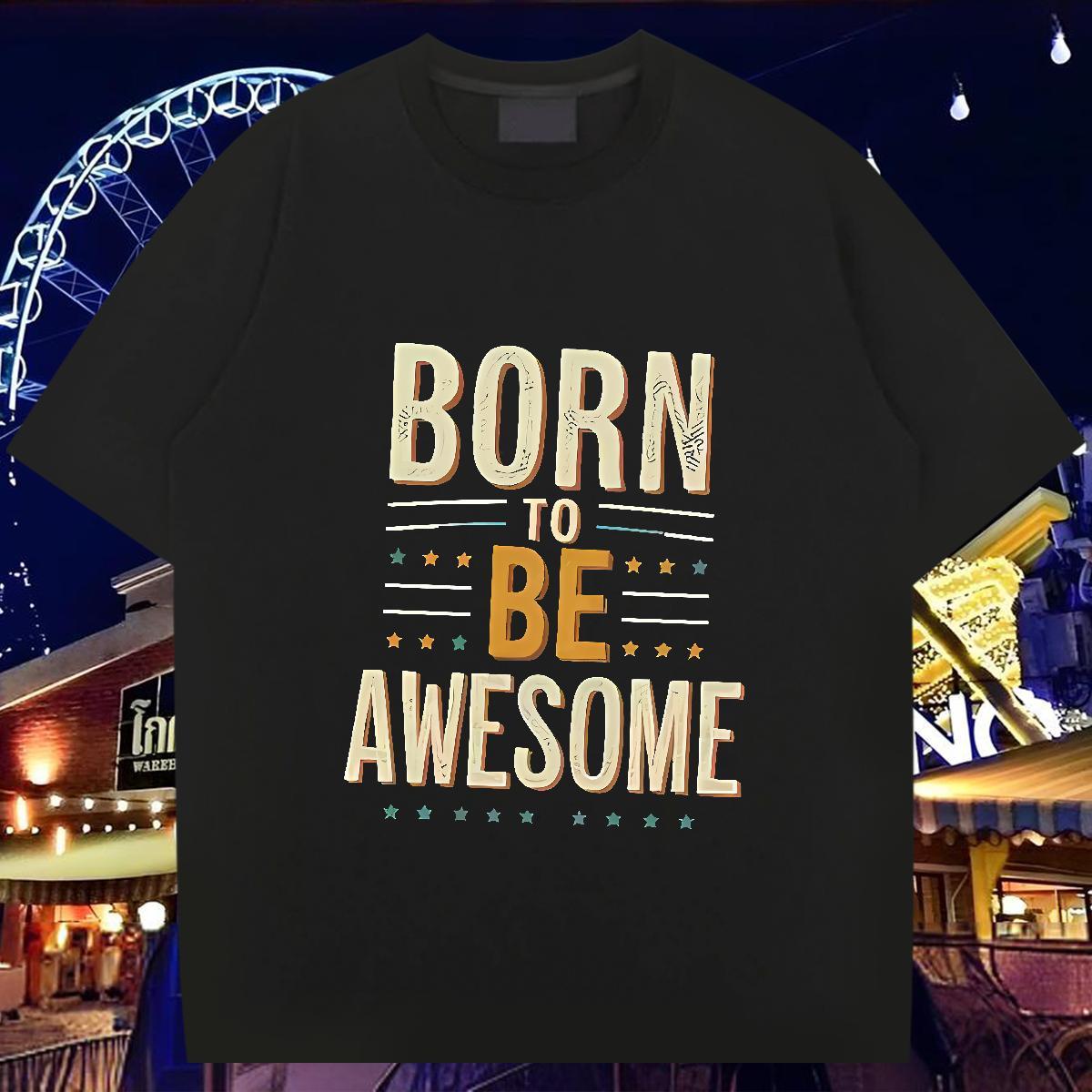 Wholesale Mens T Shirts 100% Cotton 230g letter Street Wear Customized Print Breathable Crew Neck Men Tees New Tops Tees