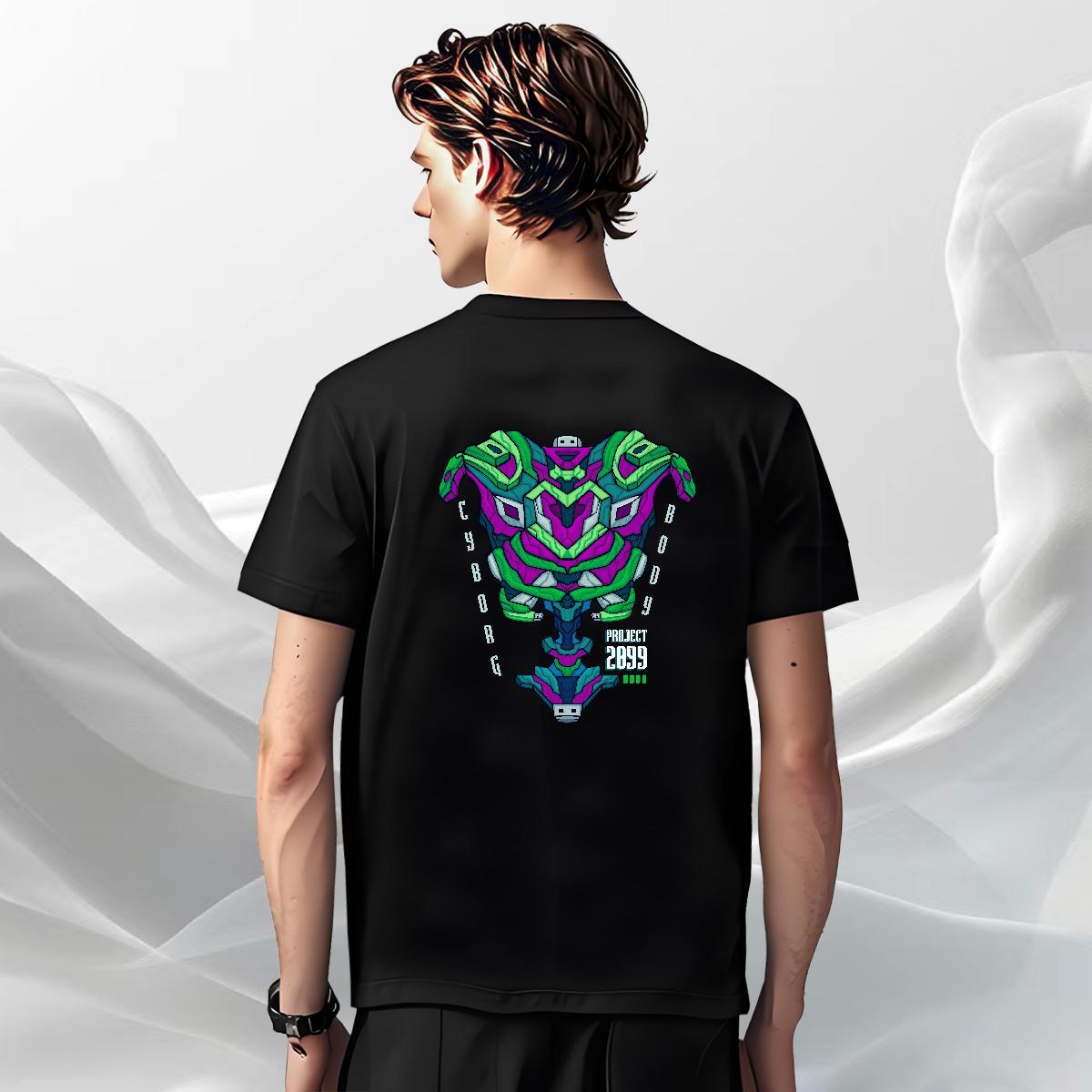 Classic Man T Shirts 230g Pure Cotton ET Daily Outfit Customized Short Sleeve Soft Men Tshirts Casual New Top Tees