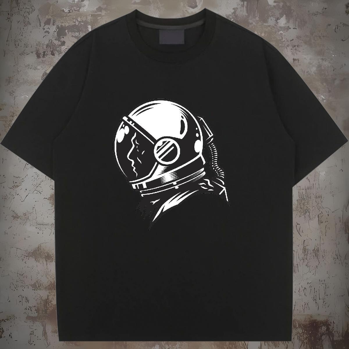 Designer Womens Tshirts 230g Pure Cotton universe Street T Shirts Women Comfortable Cartoon Printing L-4XL Tees