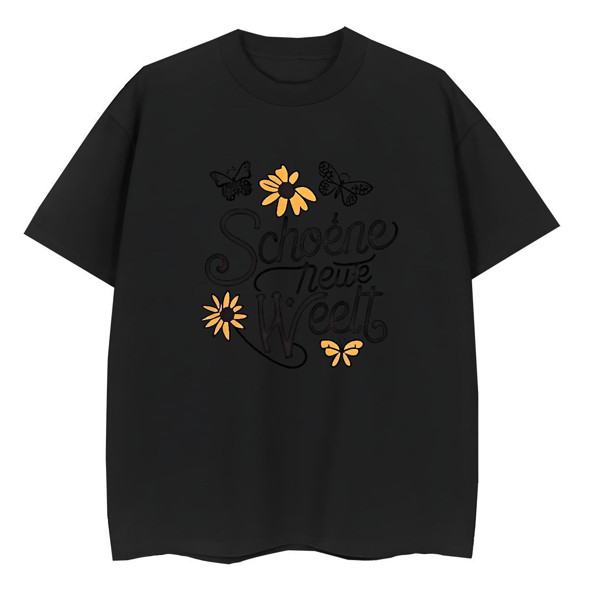 Nice Womens Tshirts 230g Cotton letter Casual Women T Shirts Breathable Short Sleeve Customized Polos