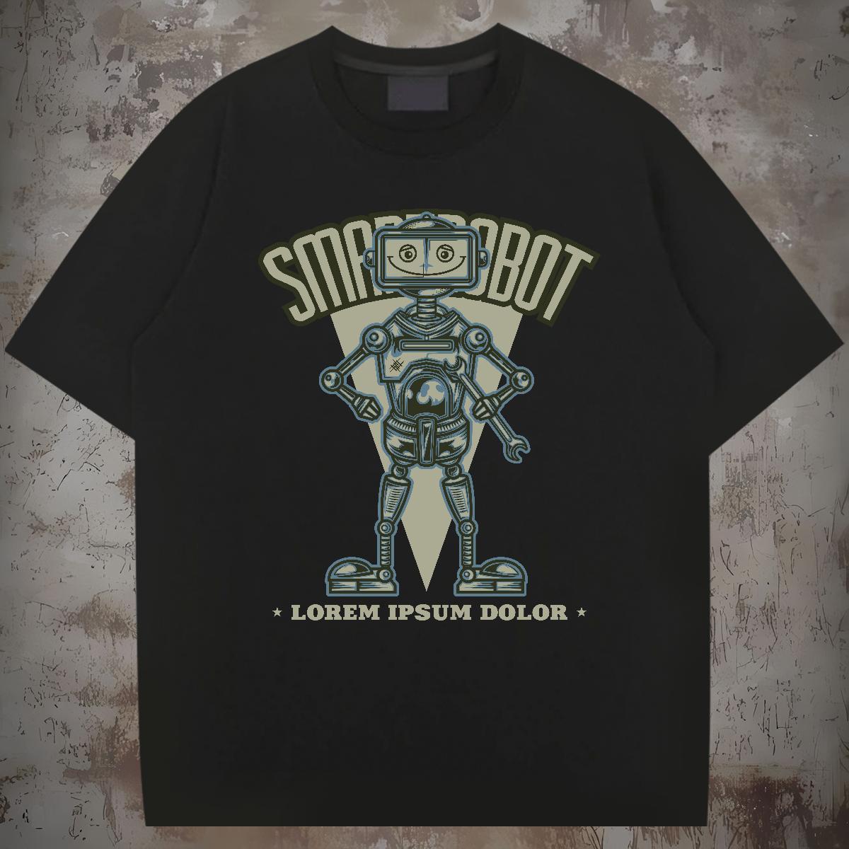 Designer T shirt 230g 100% Cotton ET Hip Hop Customized Print Breathable Soft Men Tees Casual New Tshirts