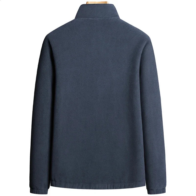Mens Parka solid color L6XL 7XL 8XL mens jacket winter wool warm business casual youth 9906 240822