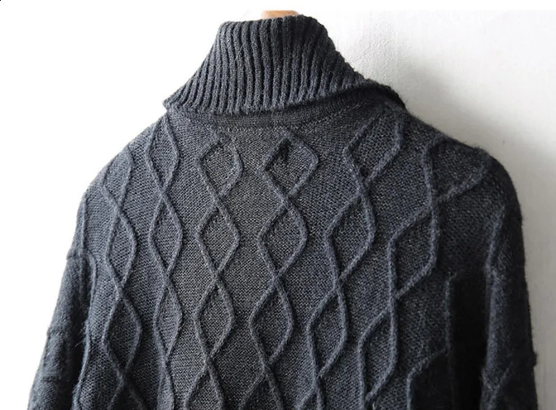 Spring n Personality Fashion Mens Knitted Cardigan Wear Elegant Long Trendy Sweater Coats Chic Trench 240822