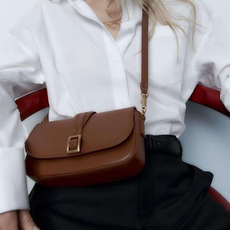 Women's 2024 New Portable Mini Small Square Bag Classic with One Shoulder Cross-body bag