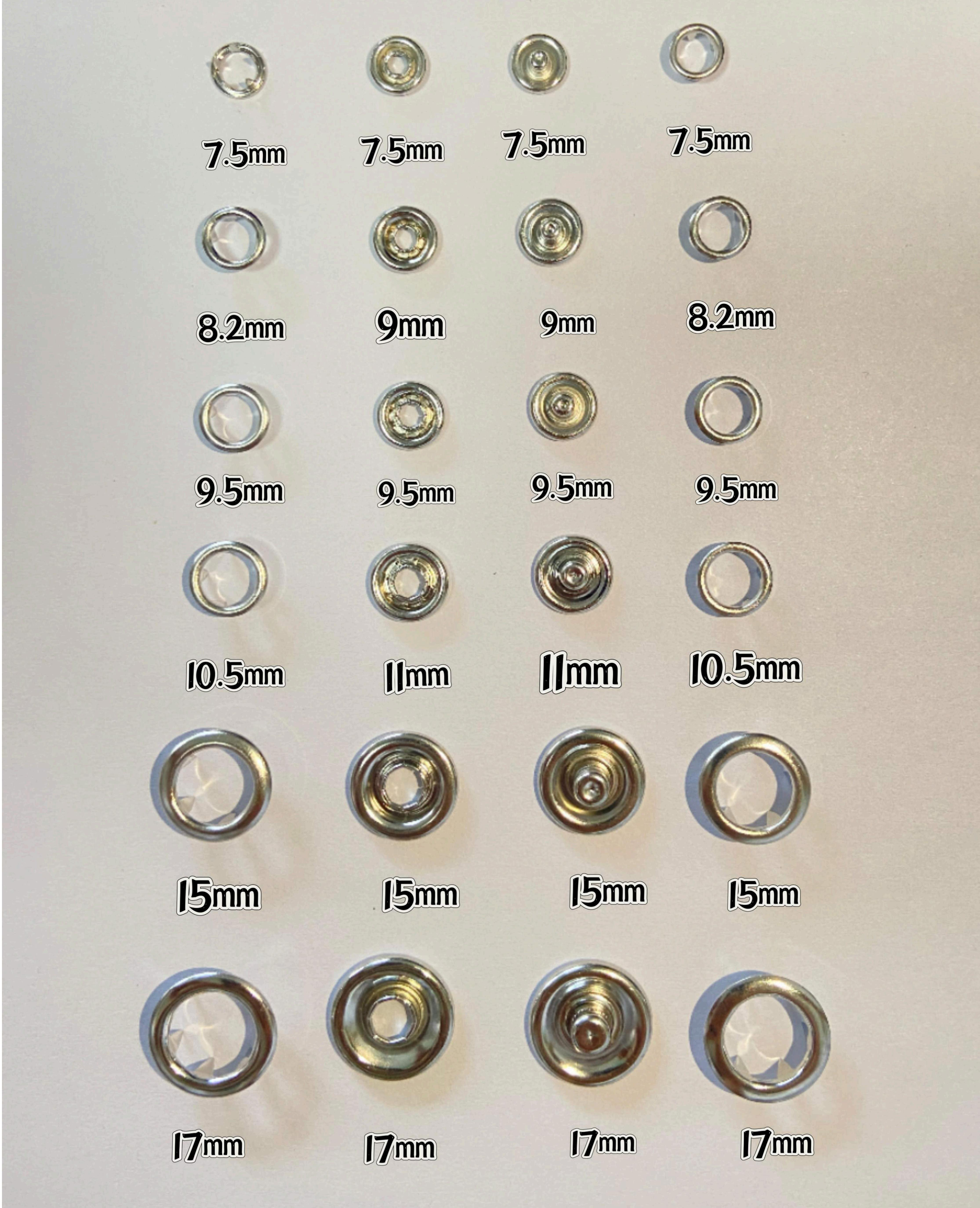 Durable Five Claw Buttons for Various Fabrics - Assorted Colors Available