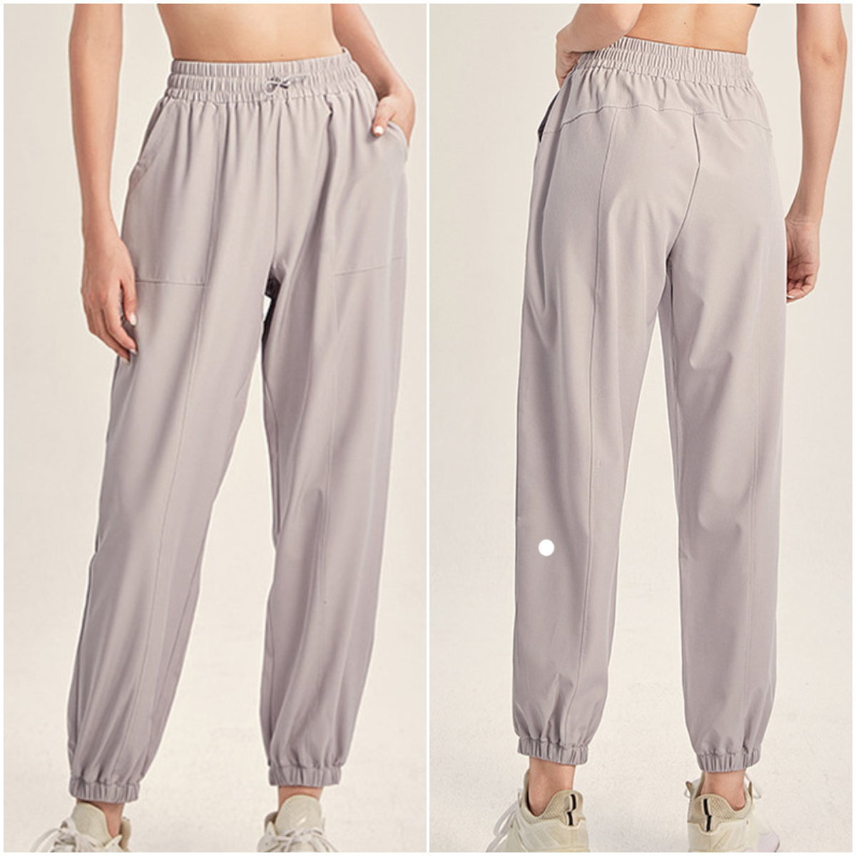 LLL6219 Yoga Women Ninth Jogger Pants High Waist Soft Womens Drawstring Pants Training Lady Jogging Pants Plus Size 5XL