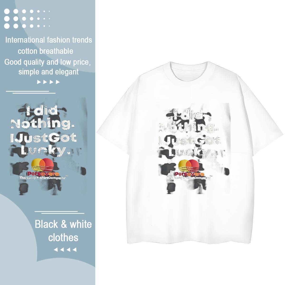 Comfortable Women Tshirts 230g 100% Cotton letter Casual Beach T Shirts Women Breathable Oversized L-4XL Tops