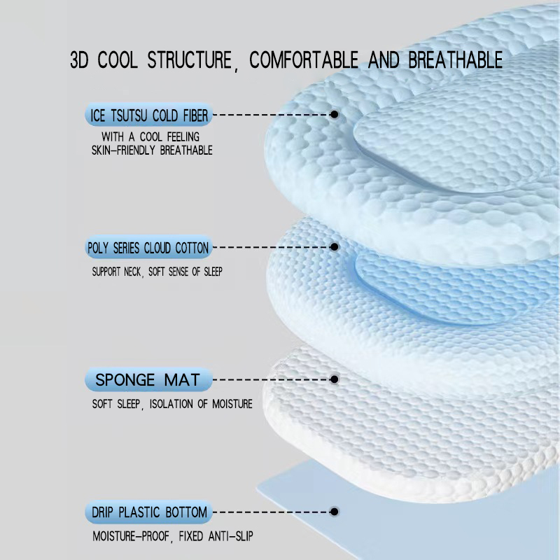 Cool summer pet cooling mats in small dog kennels cat mats cool feeling teddy bed ice silk breathable mat