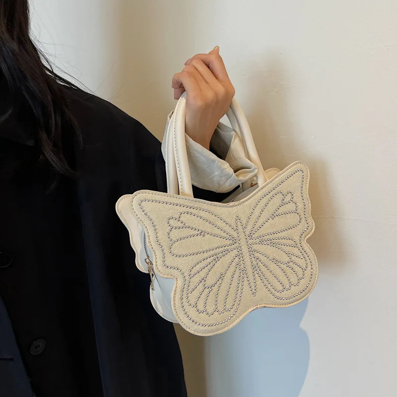 Butterfly Shape Womens Handbags High Quality Pu Leather er Tote Bags For Women s Clutch Purse 240822