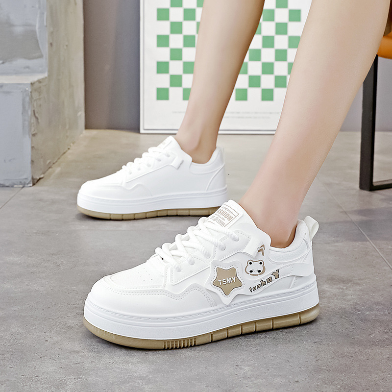 Ddmysports Board For Women New Spring Trend Versatile Niche Casual S Thick Soled Small White Trendy Shoes A OUTDOOR