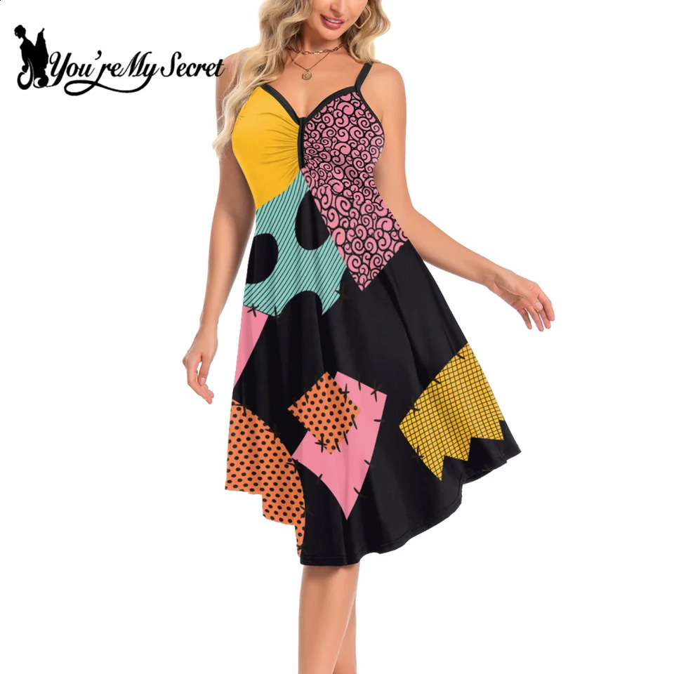 You Are My Secret Halloween Anime Movie Nightmare Role Playing Sally Costume Holiday Party Female Sexy Dress w240824
