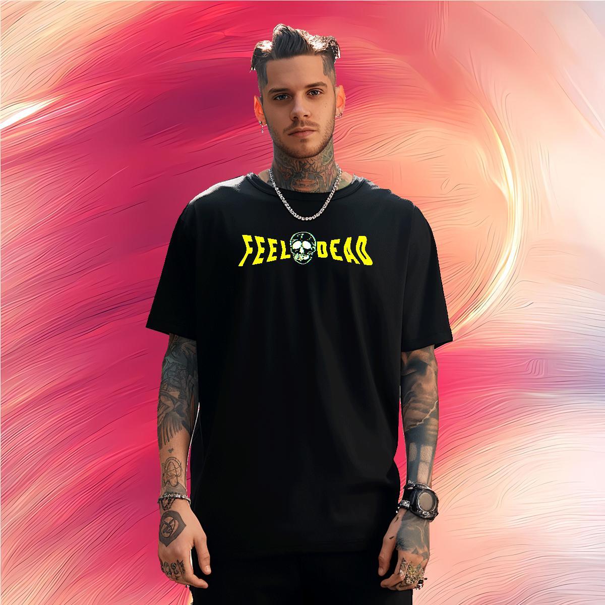 Comfortable T-Shirts for Men 230g 100% Cotton skull Daily Outfit Asian Size Pure Cotton Tshirt for Man Woman Stylist Tops Shirt