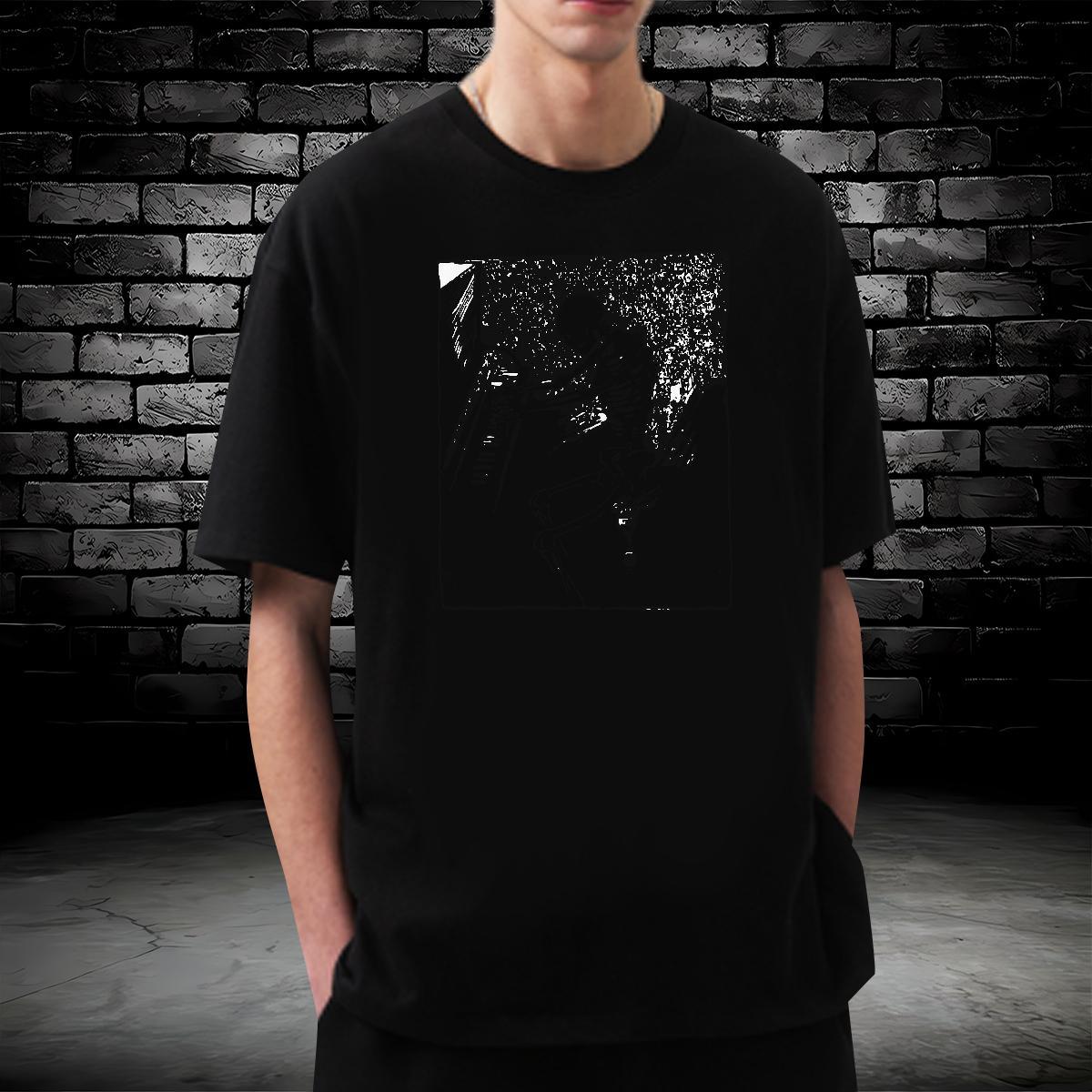 Unisex T shirt 230g Pure Cotton skull Hip Hop Street Plus Size Custom O Neck Short Sleeves Mens Tshirts Fashion New Wear