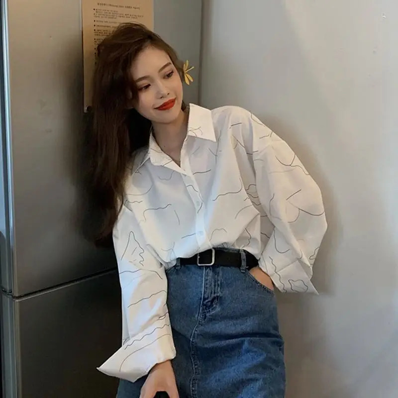 Womans Clothes Elegant Chic Long Sleeve Shirt French Romantic Fashion Style Comfortable Leisure Classy Korean Office Lady Trend 240823