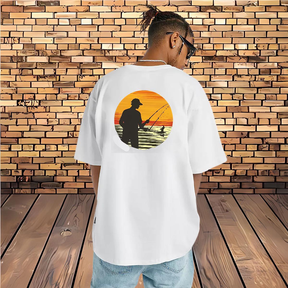 High Quality T-Shirts 230g Pure Cotton character Casual Beach DIY Breathable Short Sleeve Mens Tshirts Factory Direct Polos