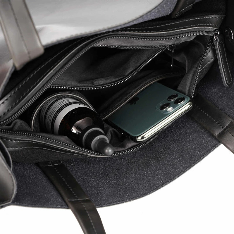 Fashion Mens Shoulder Bag High Capacity Handbag Laptop Bag Men Top-Handle Bags Shoulder Bag Male PU Leather Hand Bags 240822