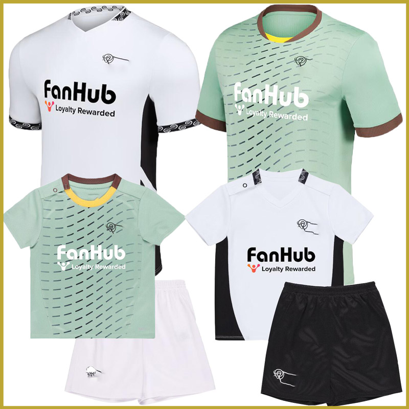 Authentic Derby County Soccer Shirt 2024 - Showcase Your Support with Elegant Style