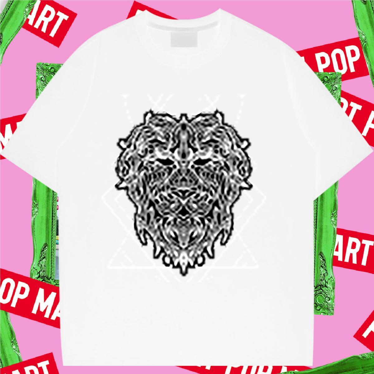 5A Lady T shirt 230g Pure Cotton painting Street Wear T Shirt For Woman Breathable Soft Cartoon Anime Clothes Shirt