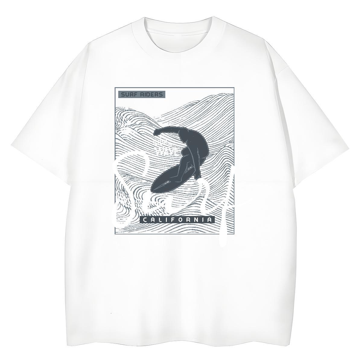 Soft Womens Tshirts 100% Cotton 230g icon High Street Hip Hop Women T Shirts Crew Neck White Plus Size Tops Tees