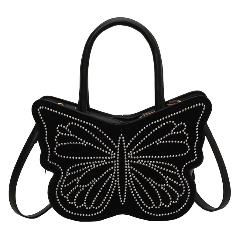 Butterfly Shape Womens Handbags High Quality Pu Leather er Tote Bags For Women s Clutch Purse 240822