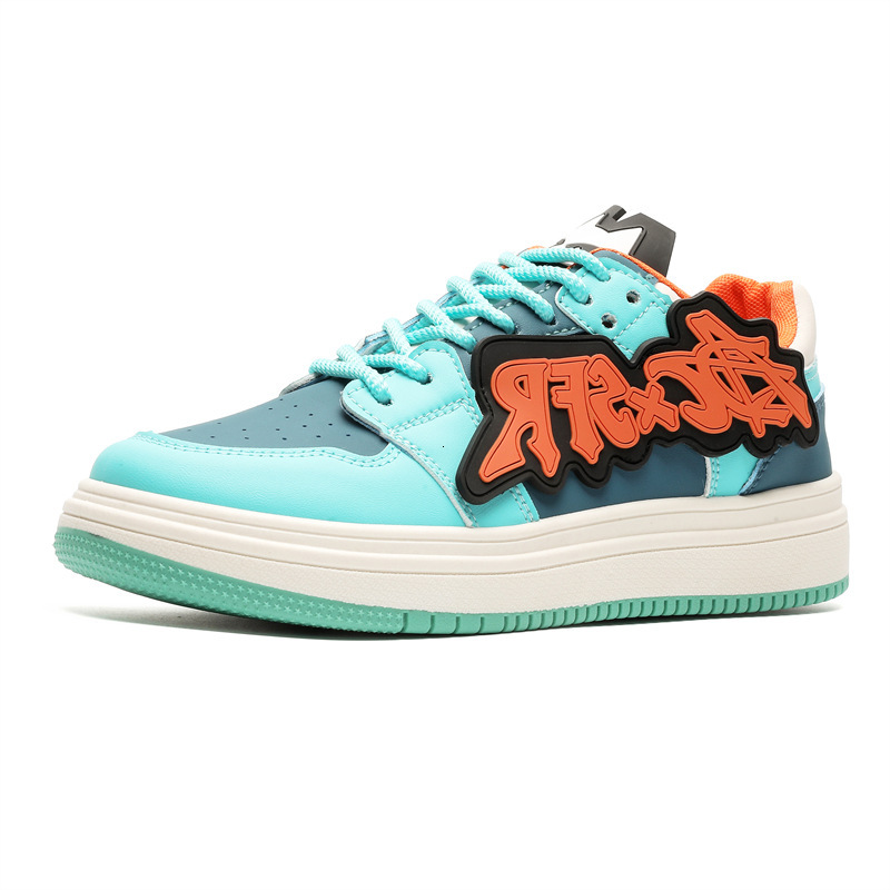 Ddmysports New Spring Breathable Casual Color Blocked Hip Hop Style Board Shoes Fashionable Outdoor Niche High End OUTDOOR