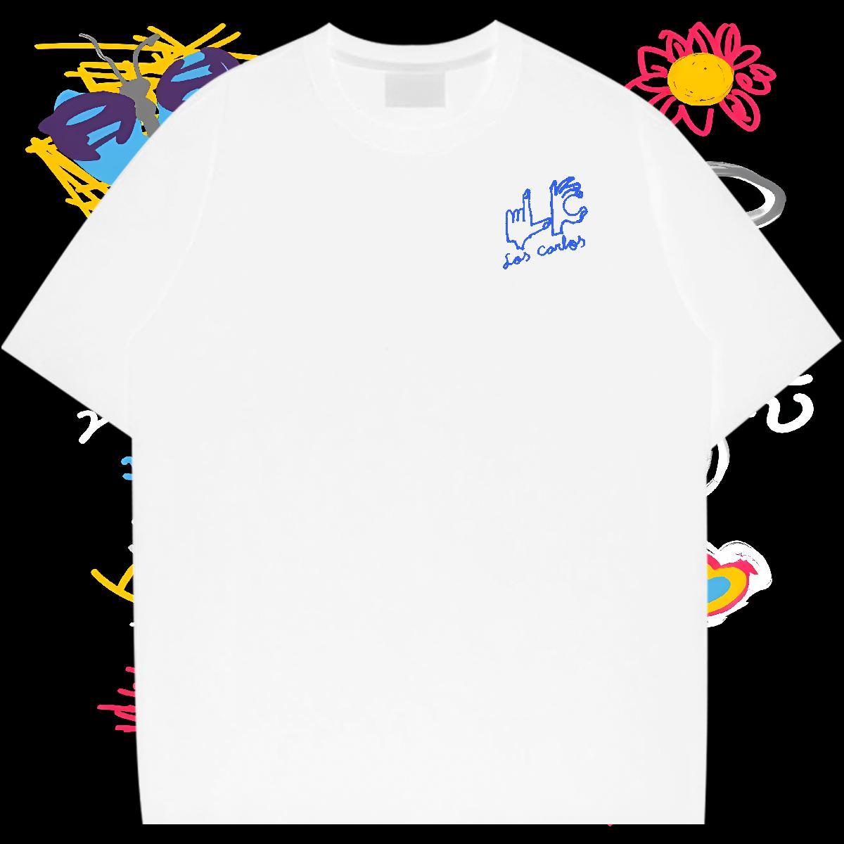 Free Shipping T Shirt For Man 230g Cotton finger Street Wear Customized Print Breathable Soft Tshirt for Man Woman Casual New Tshirts