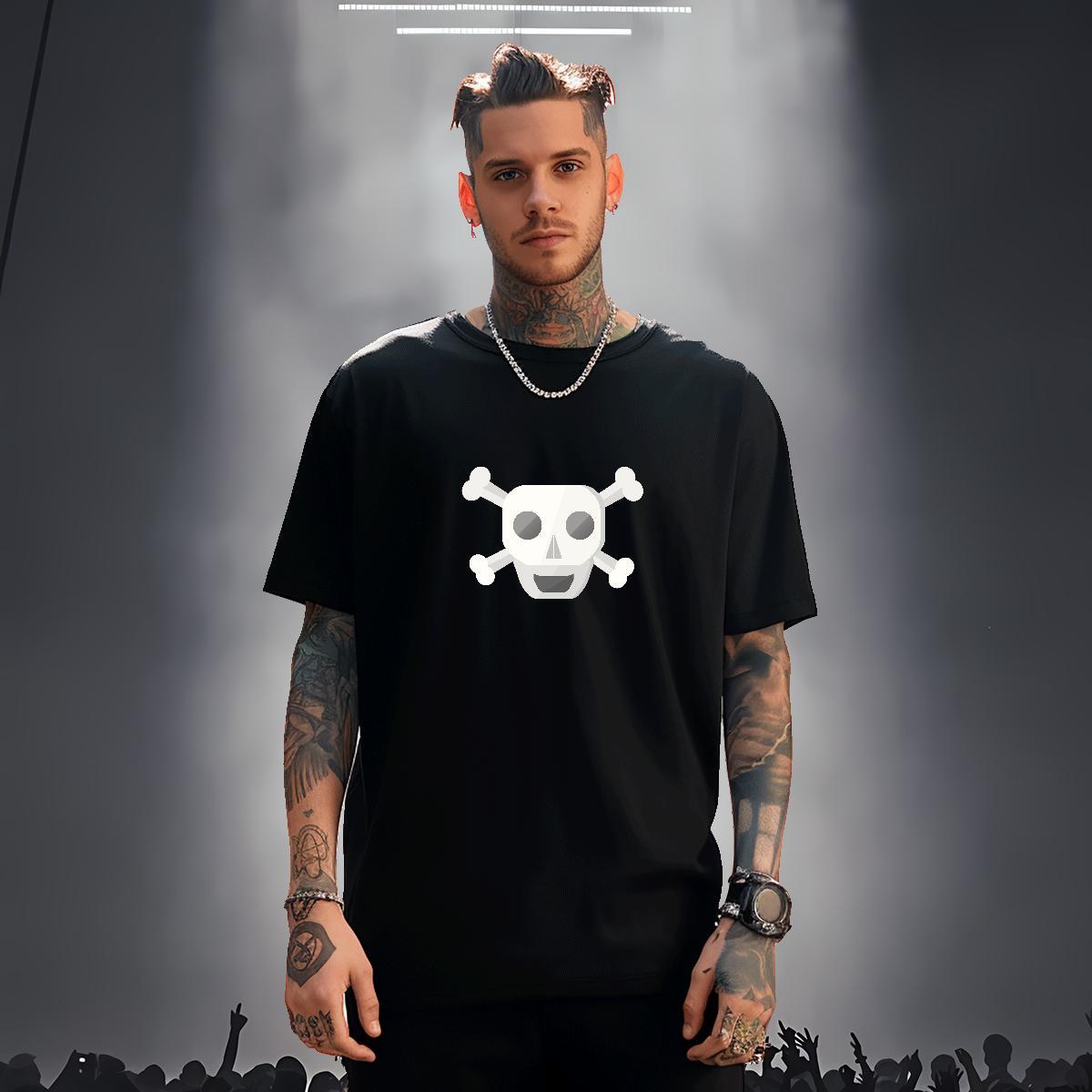 High Quality Man T Shirts 100% Cotton 230g skull Sport Oversized Breathable Soft Men Tees New Arrival Tops Shirt