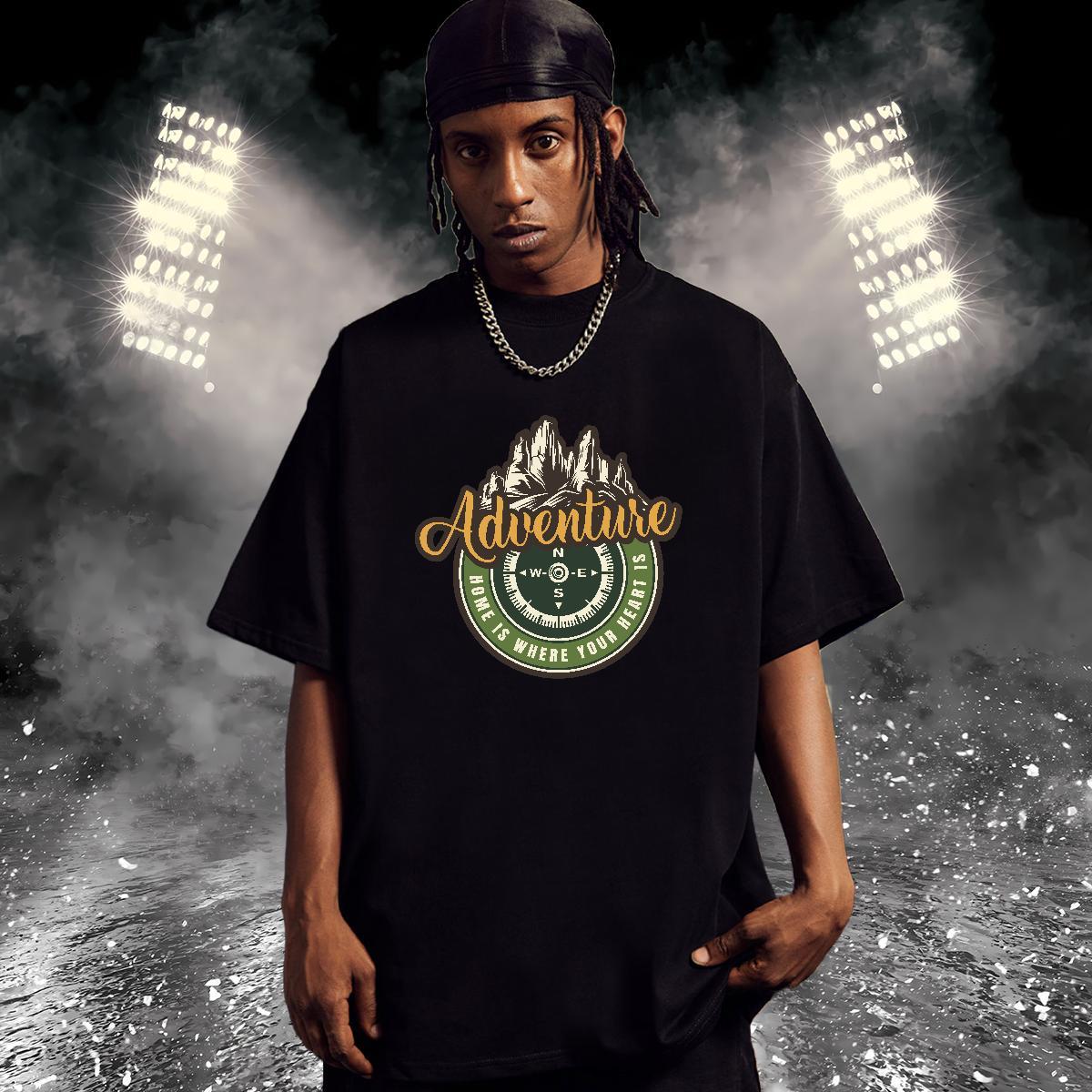 Popular Man T Shirts 230g 100% Cotton letter Street Custom Big Size Breathable Crew Neck Couples T Shirts Fashion Casual Tops Tees