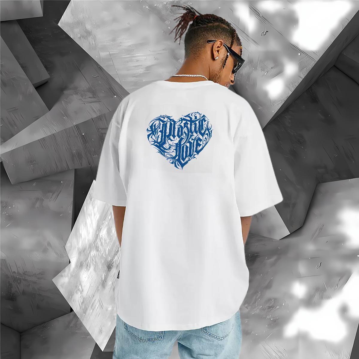 Soft T Shirts Men 230g Pure Cotton letter Daily Outfit Black White Crew Neck Men Tshirts New Arrival Polos
