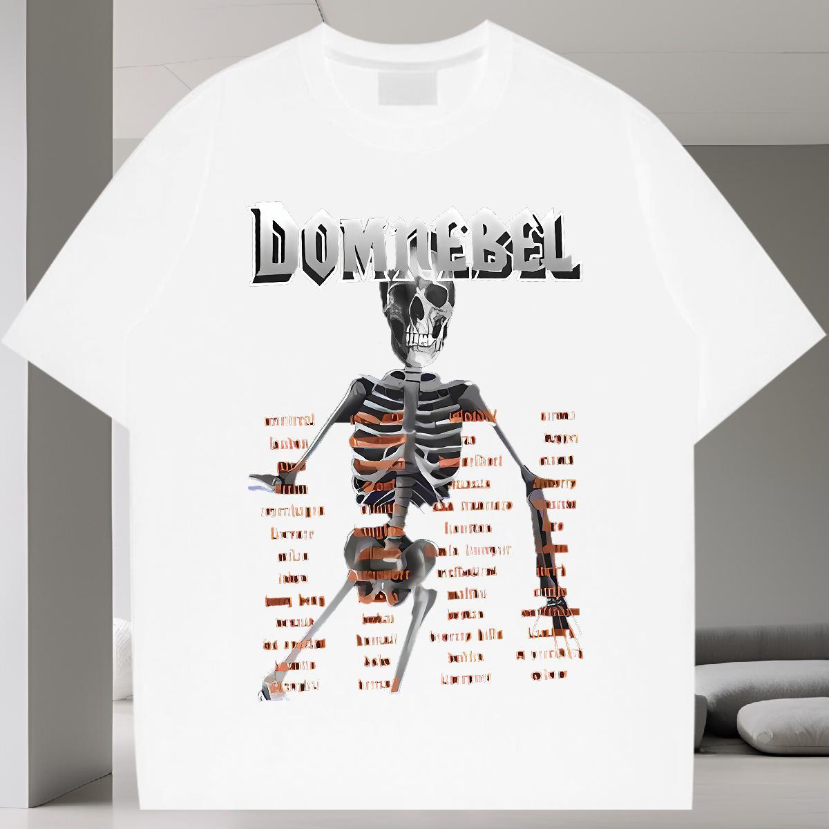 Wholesale Man T Shirts 230g Pure Cotton halloween Casual Oversized 3XL 4XL Breathable Short Sleeve Tshirt for Man Woman 2024 Summer Polos