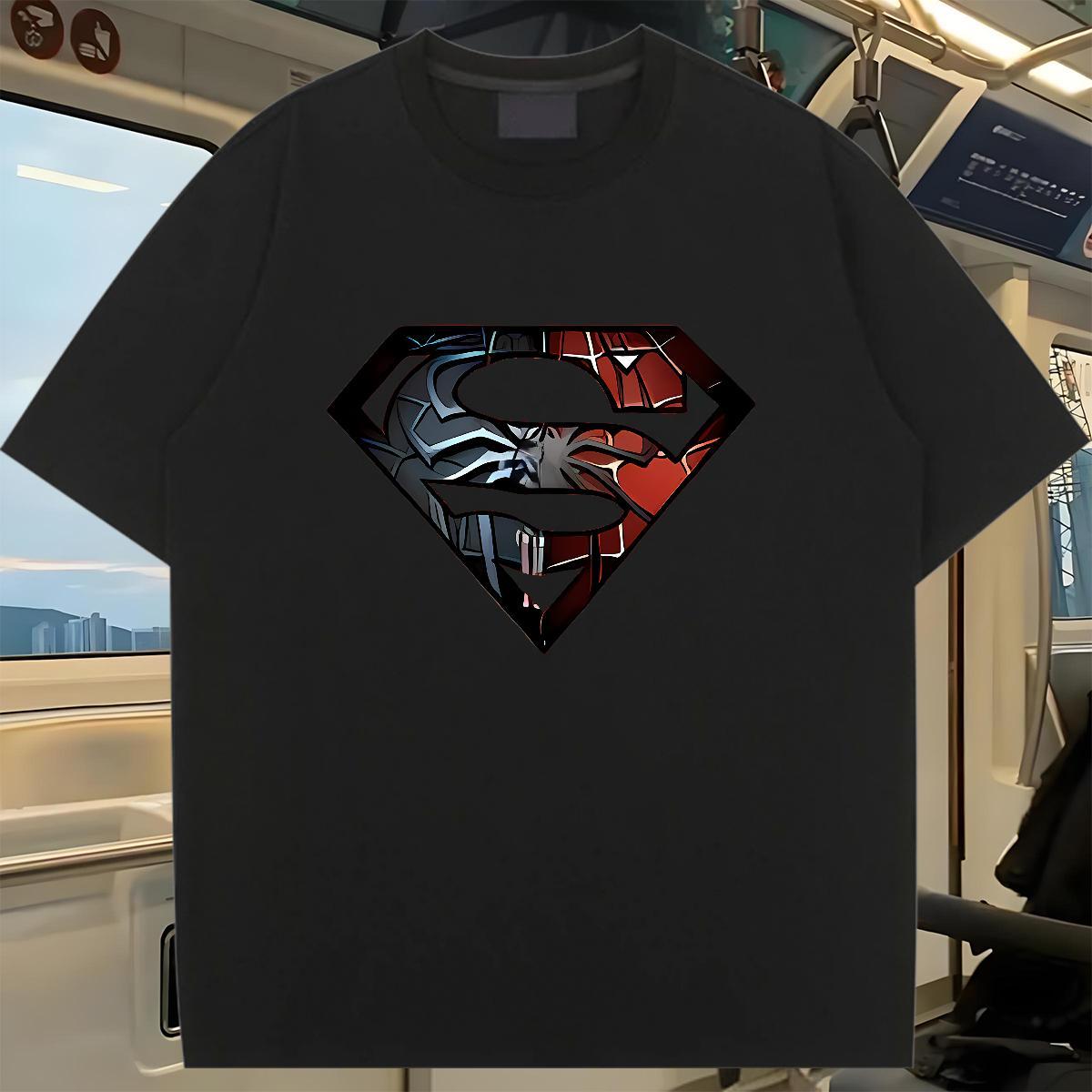 Female Unisex Tshirts 100% Cotton 230g letter Outdoor Womens T Shirts Breathable Crew Neck Anime Clothes Shirt