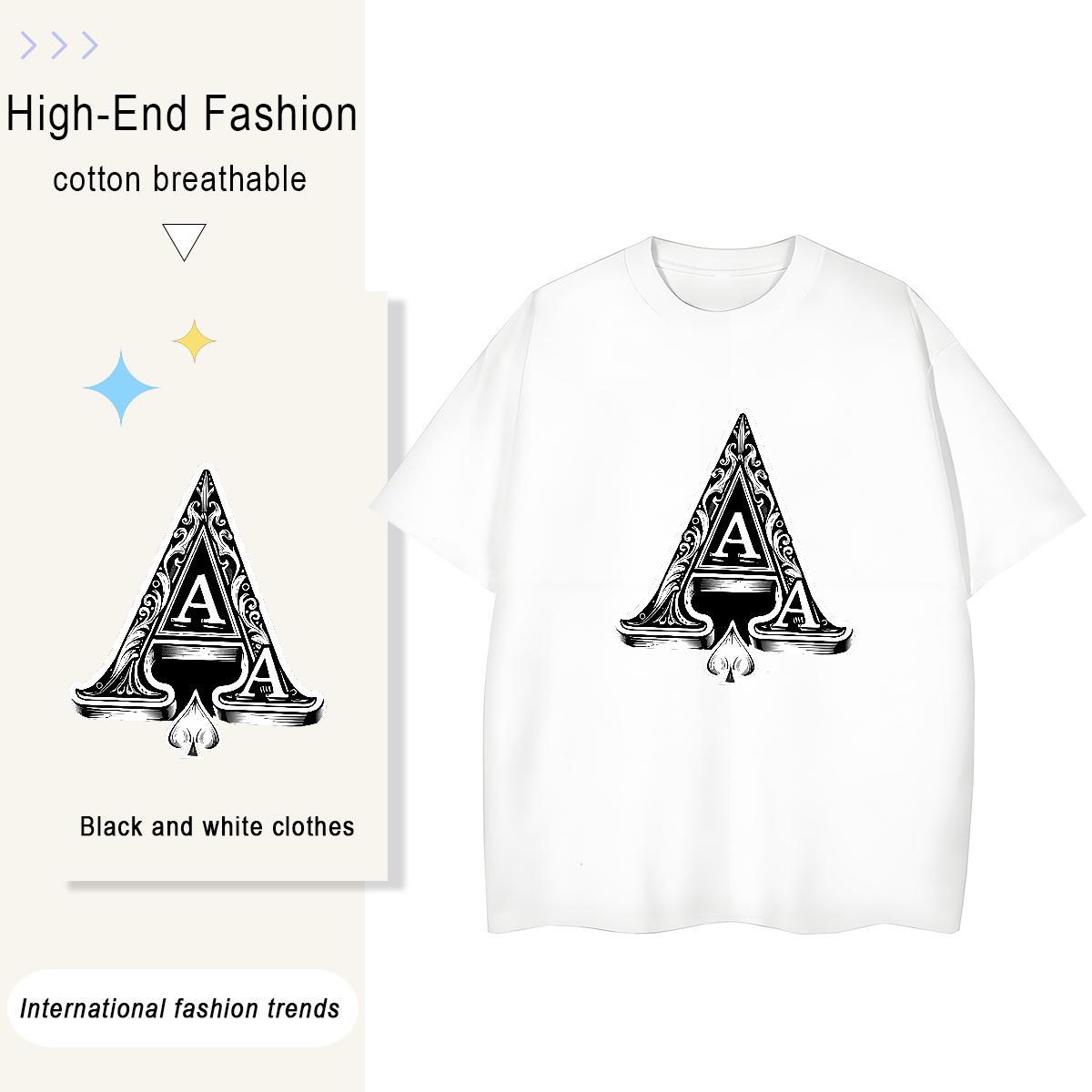 Unisex Tshirt for Man Woman 230g Pure Cotton icon Hip Hop T Shirts Women Crew Neck Anime Tees