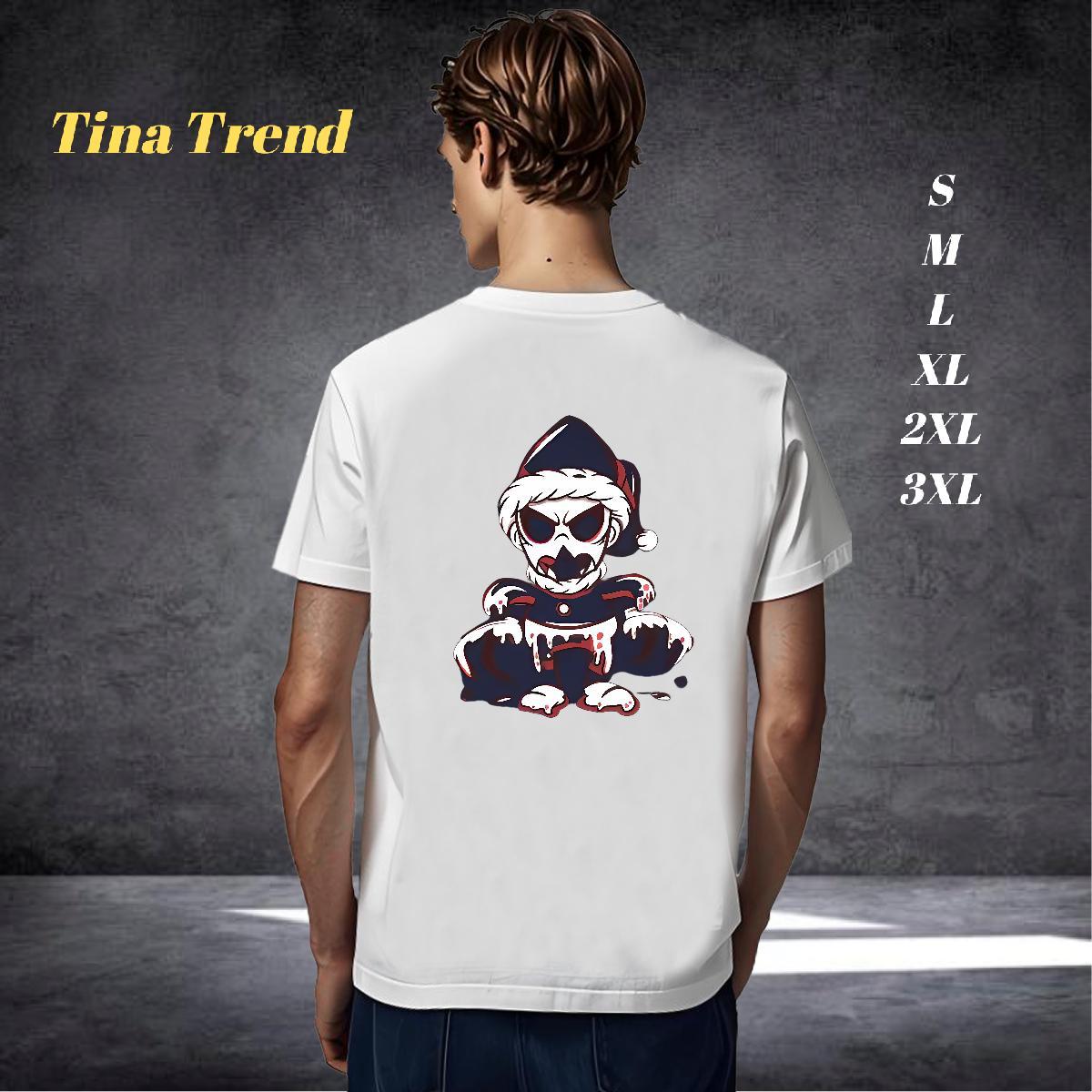 Loose Fit Men T Shirts 230g Cotton skull Summer Casual Anime Print Breathable Crew Neck Couples T Shirts DIY Tops Tees