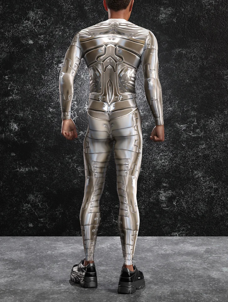 You Are My Secret Halloween cosplay female robot steampunk 3D printed bodysuit jumpsuit armor stage show costume 240823