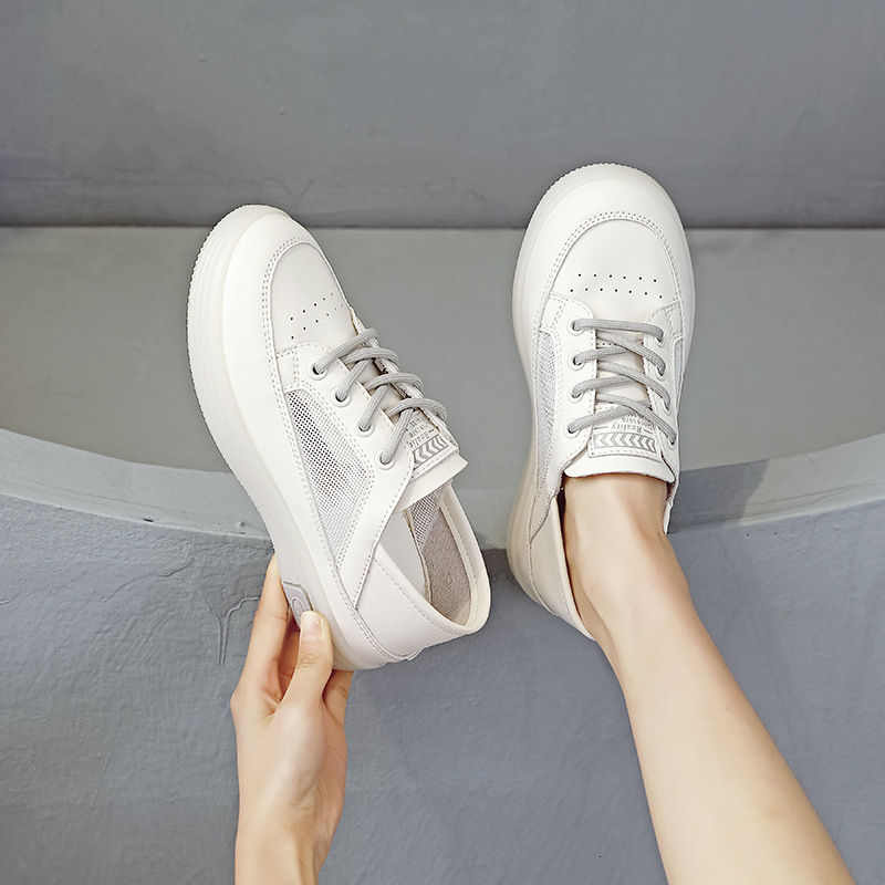 Ddmysports Mesh Breathable White For Women Summer New Versatile Board Shoes Lightweight Soft Soled Sports OUTDOOR