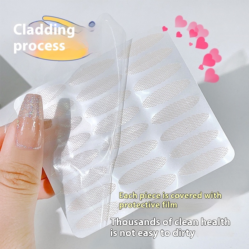 Natural Traceable Mengfei Double Eyelid Adhesive Strips Hygiene and Comfort Ensured Without Glue