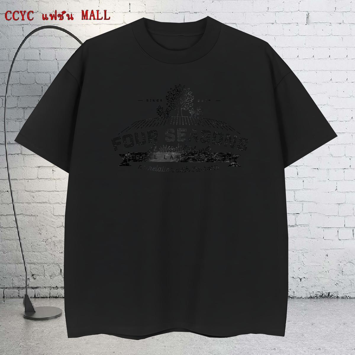 Wholesale Mens T Shirts 230g 100% Cotton letter Street Casual Custom Printing Breathable Men Clothes T-Shirt Fashion Tops Tees