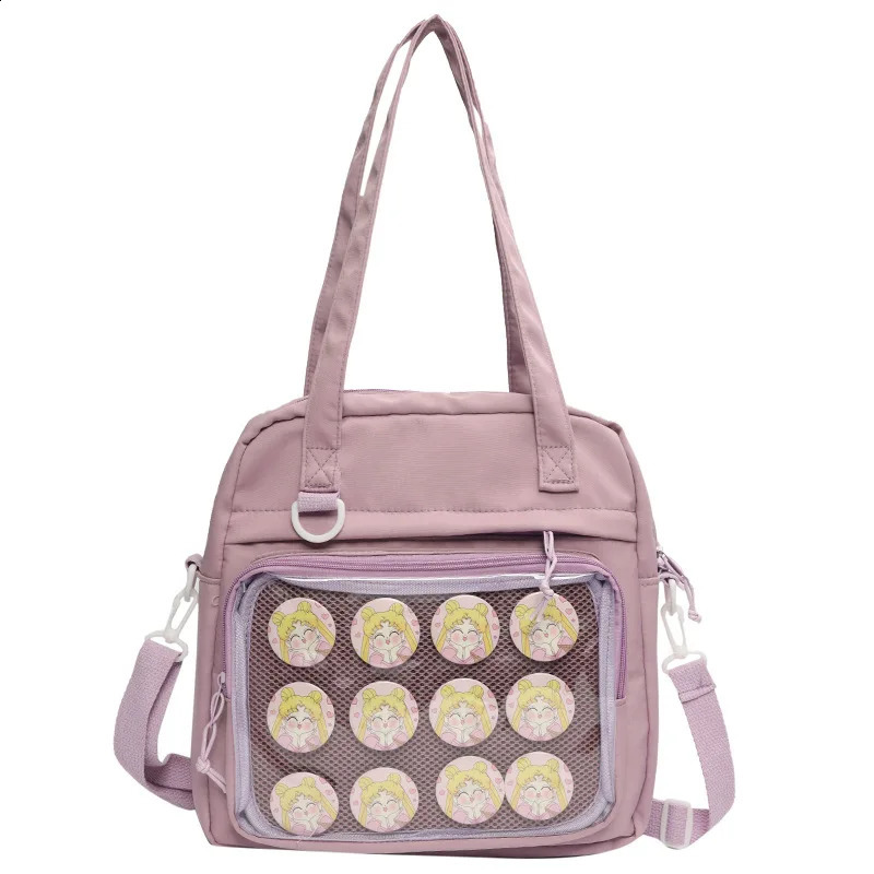 Kawaii Itabag For Dolls Large Handbags Nylon School Bags For Teenage Girls Tote Shoulder Bag JK Crossbody Bag 240823