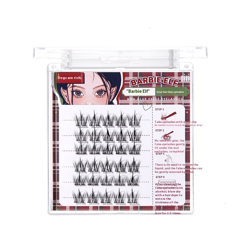 Affordable and Stylish Pure Desire Cat-Eye Shape Synthetic Eyelashes from Xixi Elderly Collection