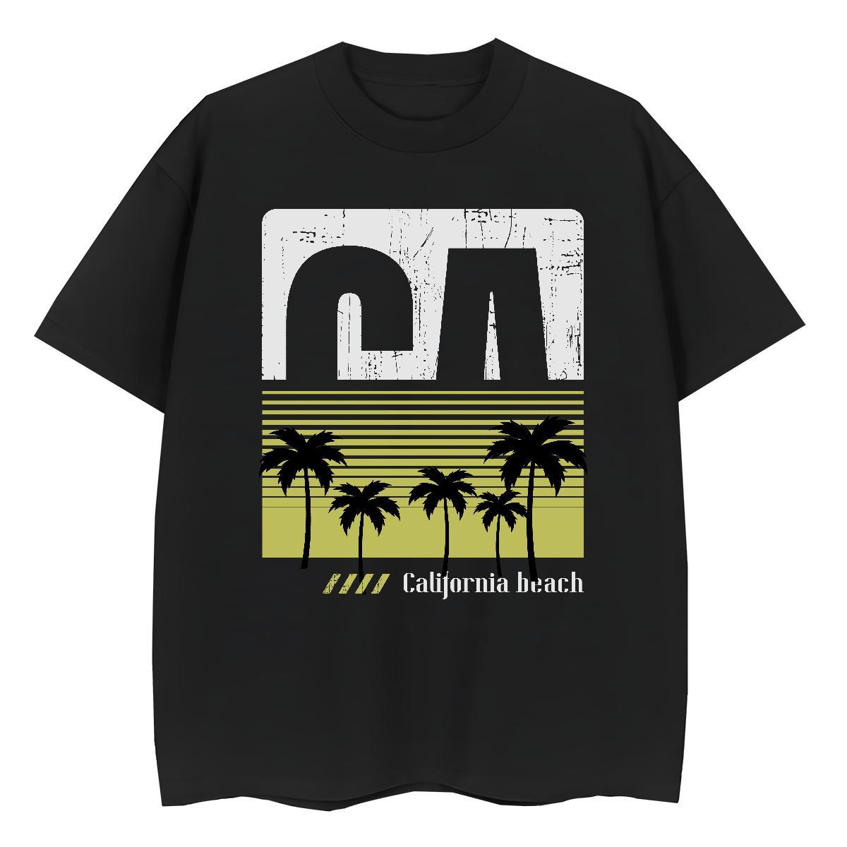 Female Women Tees 100% Cotton 230g tree Hip Hop T Shirts Women Breathable Short Sleeve DIY Printed Tops