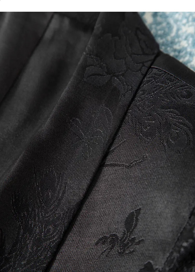 Women High Quality Stain Jacquard Suits Jacket Coat Blazer And Pant 2 Piece Set Matching Outfits Female Formal Occasion Clothes 240809