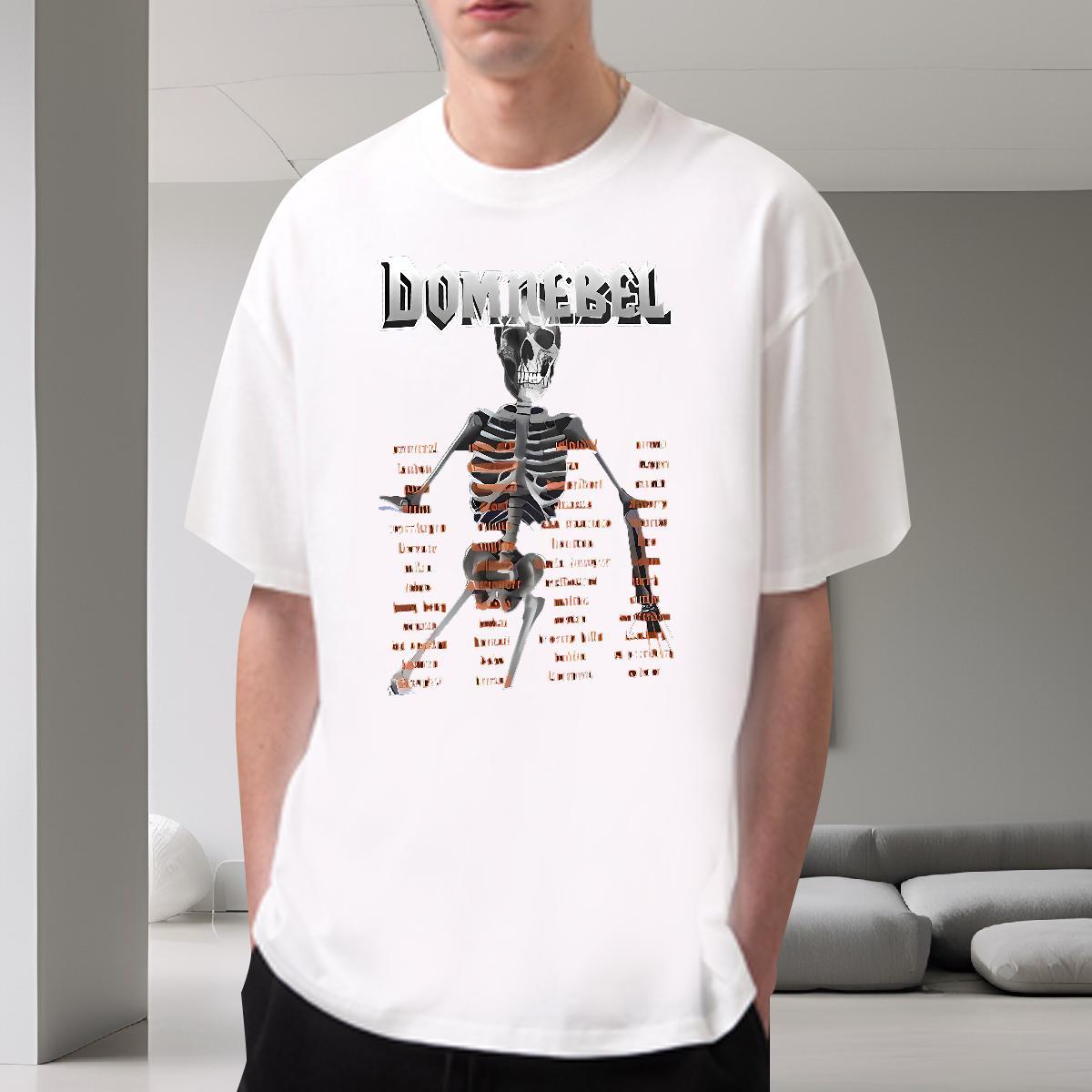 Wholesale Man T Shirts 230g Pure Cotton halloween Casual Oversized 3XL 4XL Breathable Short Sleeve Tshirt for Man Woman 2024 Summer Polos