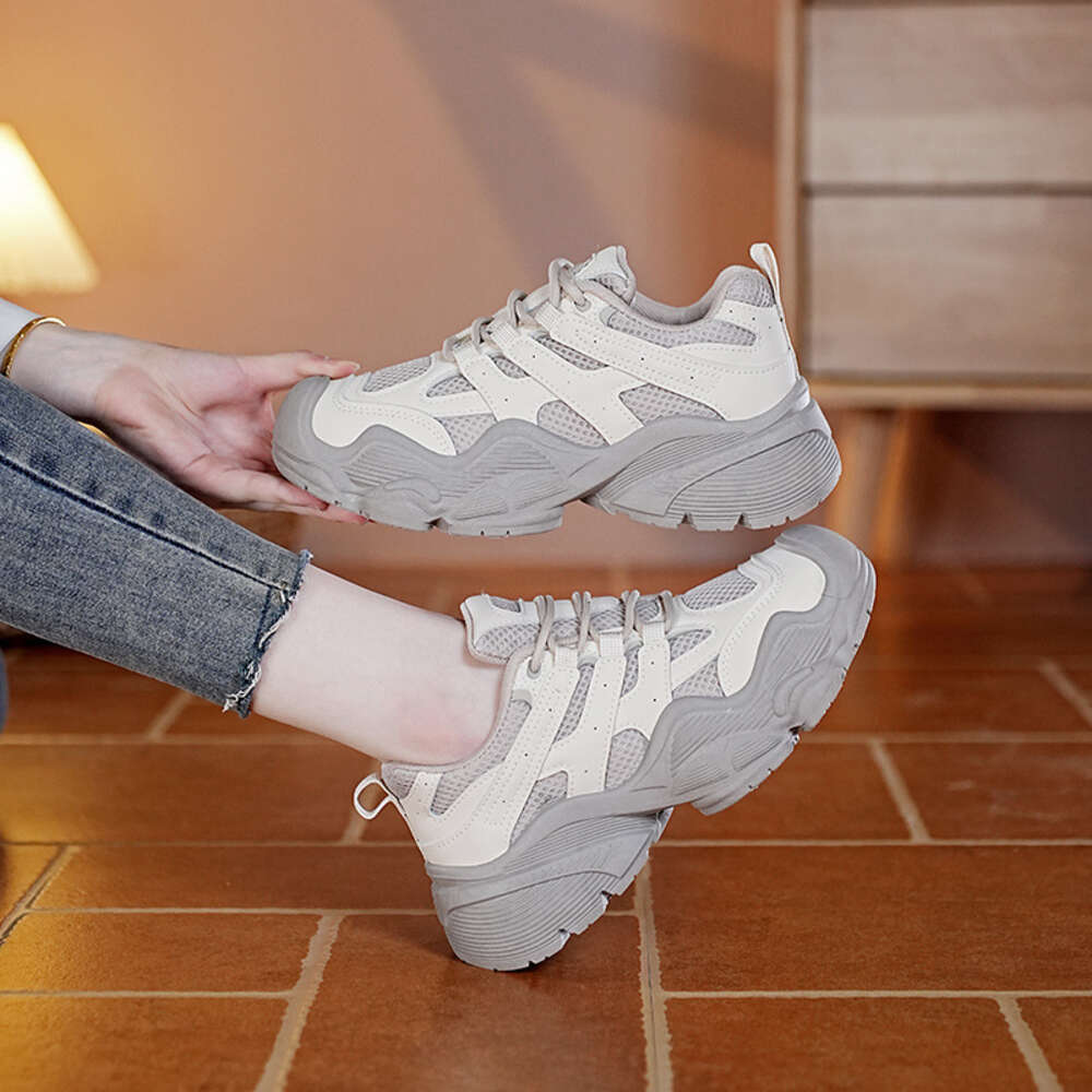 Ddmysports Mesh Thick Sole Dad For Children New Autumn Versatile Sports And Leisure Height Increasing Women S Shoes RW AB OUTDOOR