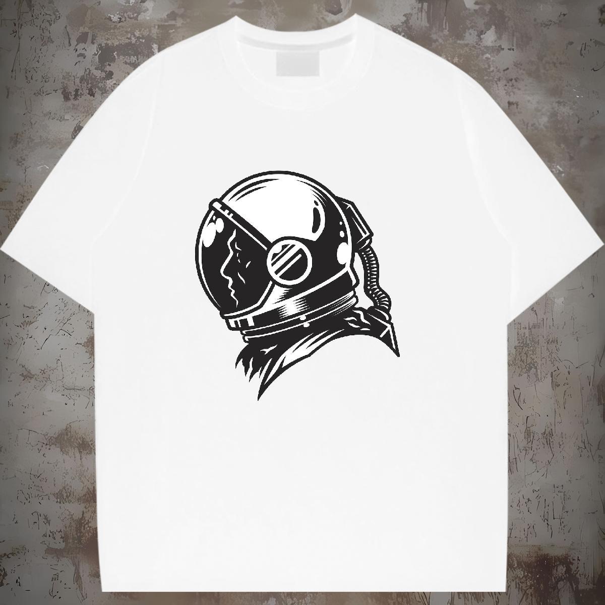 Designer Womens Tshirts 230g Pure Cotton universe Street T Shirts Women Comfortable Cartoon Printing L-4XL Tees