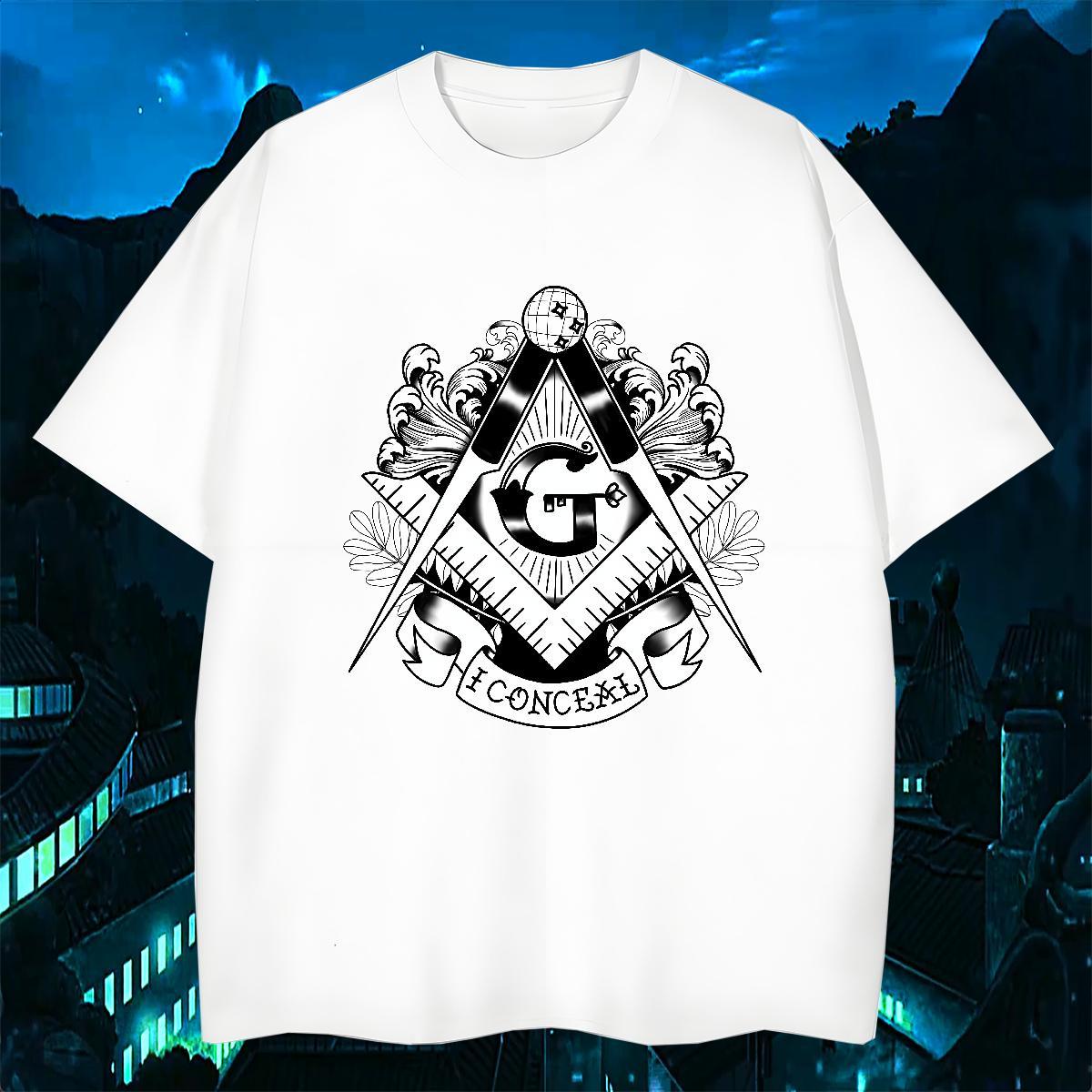 Wholesale T-Shirts 230g Pure Cotton eye of the devil Casual Daily Wear Custom Print Plus Size Short Sleeve O-Neck Men Clothes T-Shirt New Designer Clo