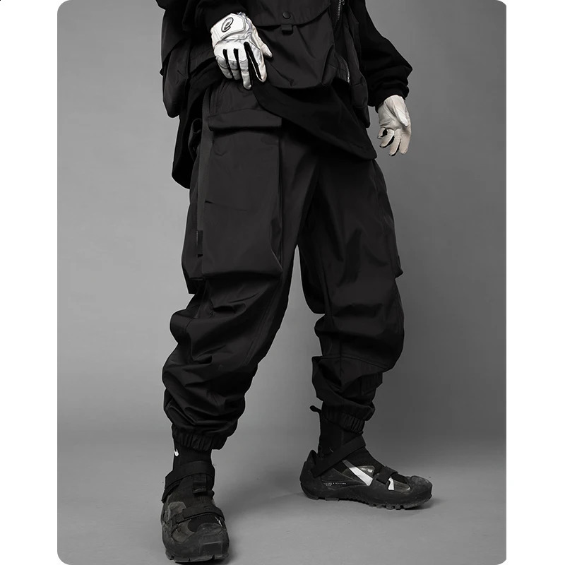 Unisex Harajuku Jogger Hiphop Paratrooper MenS Clothes Multi-Pocket Loose Cargo Pants Foot Overalls Street Dress Large Pocket 240822