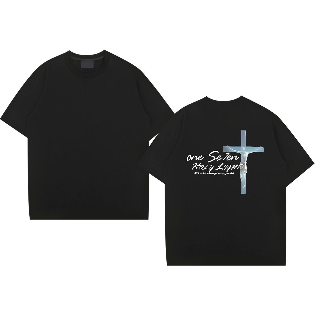 Wholesale Mens T Shirts 230g Cotton Religion Street Custom Printed Pure Cotton Couples T Shirts Designer Fashion Clothes